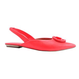 Slingback Couro Pimenta com Mandala JB